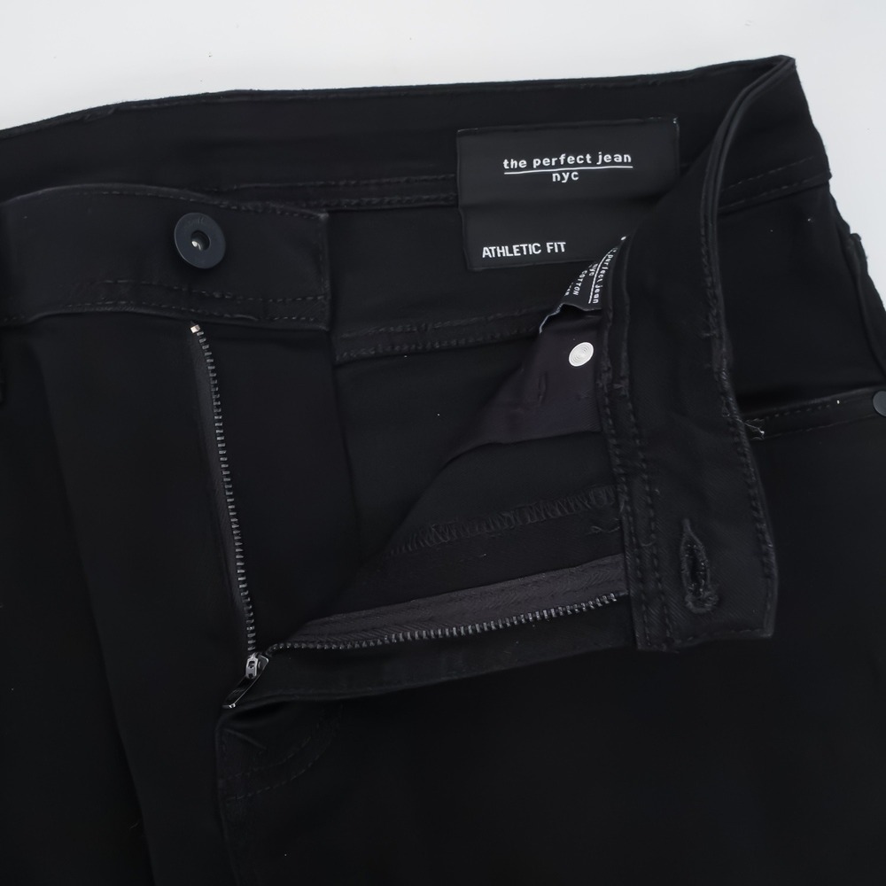 The Perfect Jean NYC Athletic Fit Men 32x34 Black Stretch Denim Cotton Blend - Picture 5 of 15